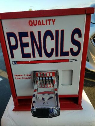 Vintage Quality Brand 25 Cent Pencil Vending Machine.
