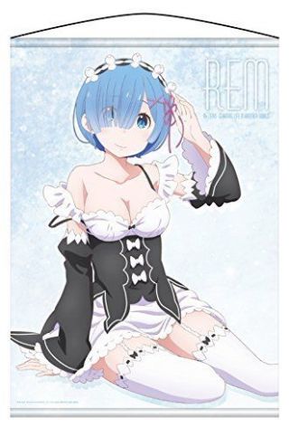 Re Zero Rem Tapestry Wall Scroll Poster 59x84cm Cospa Anime From Japan