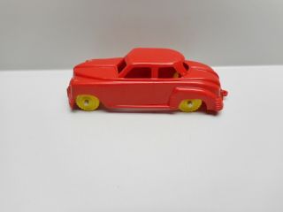 Vintage - Cheerio Toy Company Of Canada - Red Hard Plastic Sedan