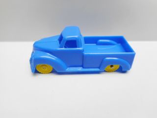 Vintage - Cheerio Toy Company Of Canada - Blue Hard Plastic Pick Up Truck