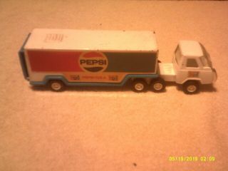 Vintage Pepsi Cola Semi Truck And Trailer Buddy L Metal Japan