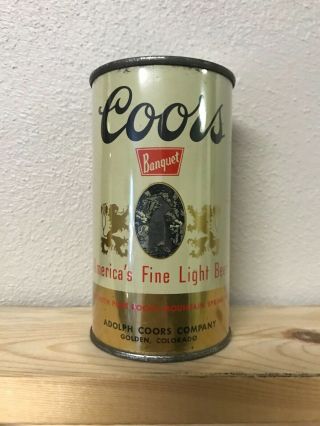 Coors Banquet Beer Flat Top Can.  Single Label Variety.  Not Shown In Usbc