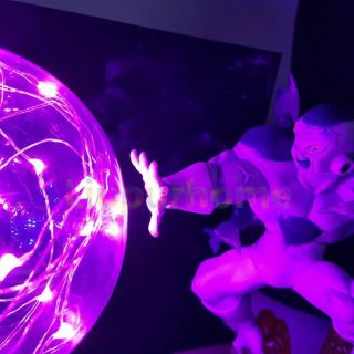 RARE Dragon Ball Z GOKU & FREEZA Power Up Led Light Lamp Action Figure Whole Set 3