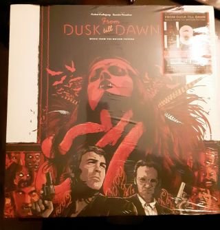 From Dusk Till Dawn Clear/red Splatter Color Vinyl 2xlp Numbered Etched