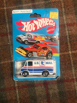 Hot Wheels Letter Getter No.  9643 In Package 1979 Vintage Toy Car Mattel