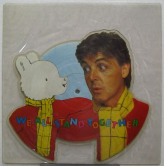 Paul Mccartney And The Frog Chorus 1984 Uk Org 7 " Shaped Picture Disc Beatles