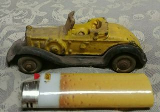 Antique Kilgore,  Hubley Or Arcade Take - Apart Roadster With Rubber Wheels