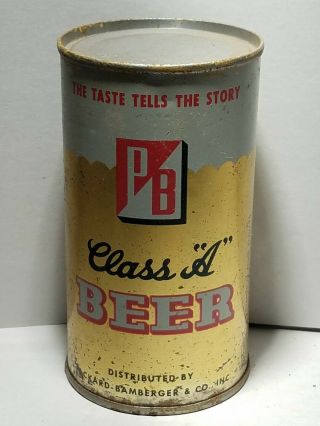 Pb Class A Beer Steel Can Straight Side Pull Tab Bottom Open Make Offer