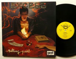 Excess Melting Point Lp - France Press 1986 Heavy Metal Rp407