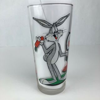 1976 Pepsi & Warner Brothers Glass Marvin the Martian & Bugs Bunny Looney Toons 4