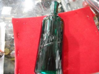 Antique,  Emerald Green Palmer Salon Perfume Bottle - Circa 1890