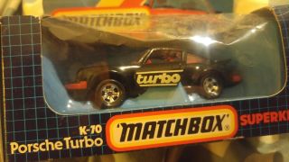 Vintage Matchbox Superkings K - 70 Porsche Turbo