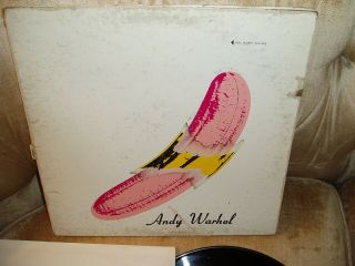 Velvet Underground & Nico Lp Andy Warhol 1967 Stereo Peeled Banana -