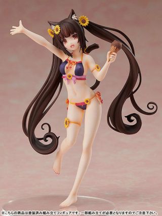 Freeing Nekopara Chocola Swimsuit Ver.  1/12 Pre - Painted Assembly Figure