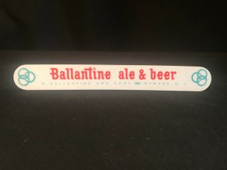 P Ballantine & Sons Ale Beer Brewing Co.  Draft Beer Foam Scraper Vintage