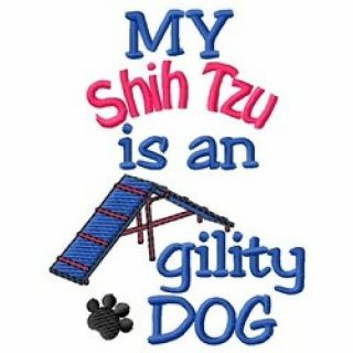 My Shih Tzu Is An Agility Dog Sweatshirt - Dc2026l Size S - Xxl