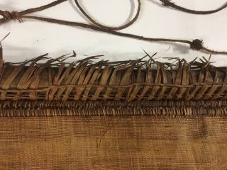 Antique Kuba Loom with raffia weaving from West Africa 3