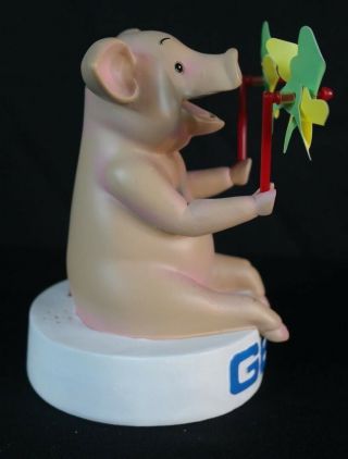 GEICO Maxwell The Pig TALKING Piggy Bank Rare with Certificate OOP gecko 3