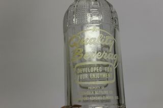 Quality Beverages Bottle,  Coca Cola Bottling,  Logansport,  Kokomo,  Elwood,  Indiana