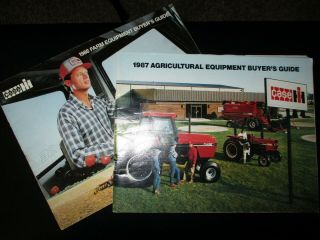 Collectible 1986 And 1987 Case Ihc Farm Equipment Buyer 