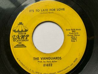 The Vanguards 45 " It 