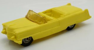 1955 1956 Cadillac Convertible 7 " Plastic Toy By Processed Plastics