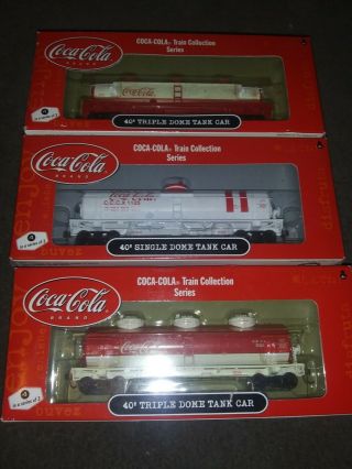Coca Cola Ho Scale Train Complete Set Of 3