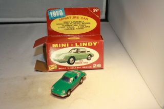 26 1960s Porsche Targa 1/64 Plastic Model Mini Lindy Lindberg