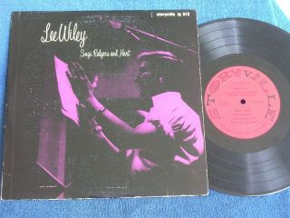 Lee Wiley Sings Rodgers & Hart/r Braff/1954 10 " Dg/storyville Lp 312/ex,  To M -