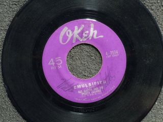 Northern Soul Rex Garvin And The Mighty Cravers Emulsified Okeh 7174 M -
