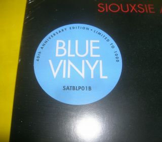 Siouxsie & The Banshees - The Scream Ltd Blue Vinyl Lp Album (1000 Only)