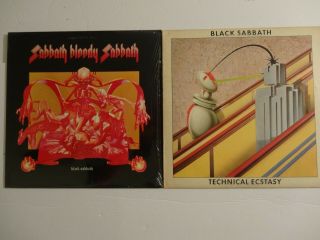 Black Sabbath - Technical Ecstasy Tour Program W/poster - Sabbath Bloody Sabbath