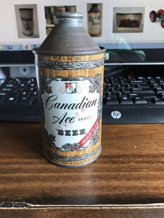 Canadian Ace Extra Pale Cone Top Beer Can " Cap " Chicago Ill