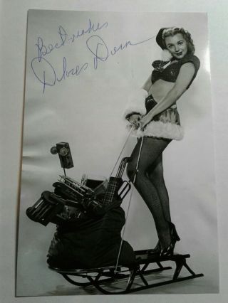 Doloras Dorn Authentic Hand Signed Autograph 4x6 Photo - Sexy 1950 