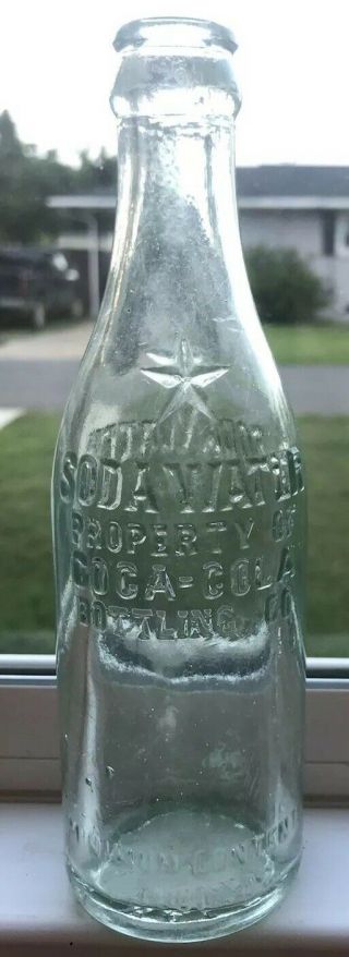 Rare Haleyville Alabama Ala Coca Cola Soda Water Bottle