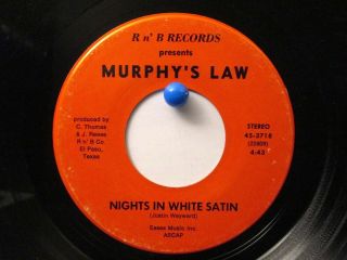 Murphy ' s Law R ' n ' B 3718 July Morning b/w Knights in White Satin Psych Rock 2