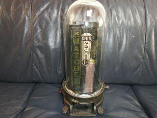 Choice Antique 1 Cent Match Vending Machine Cast Iron 4