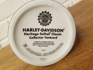 Harley Davidson Franklin Heritage Softail Collectors Tankard Stein 5