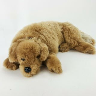 Ditz Designs Realistic Large 25 " Soft Plush Stuffed Laying Puppy Dog W/ Collar