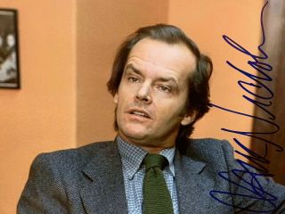 Jack Nicholson Autographed 8”x10” Color Photograph The Shining