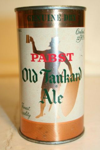 Pabst Old Tankard Ale 12 Oz.  Flat Top Beer Can - Pabst Brewing Co.  Milwaukee Wi