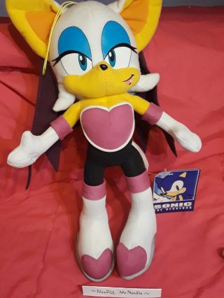 Great Eastern Sonic The Hedgehog Rouge The Bat Plush Hot Cool Rare 12 "