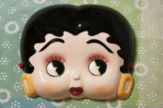 Betty Boop Ceramic 3d Hanging Face Mask By Vandor