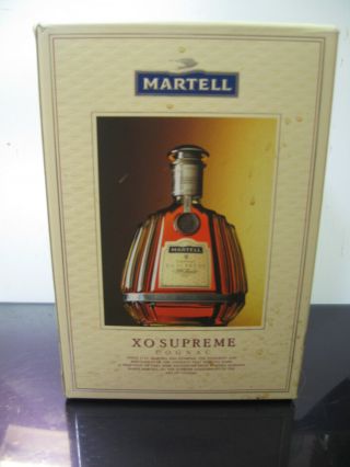 The Art Empty Bottle Of The Martell Xo Supreme Cognac