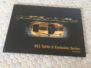 Porsche Hardback 911 Turbo S Coupe Exclusive Prestige Brochure Usa Edition 2018