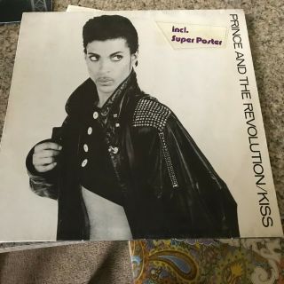 Prince Kiss 12 Inch Vinyl With Poster