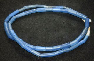 European Made Blue Straw Beads For The African Trade