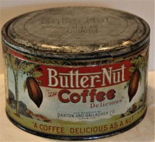 Vintage Butter - Nut Coffee Tin