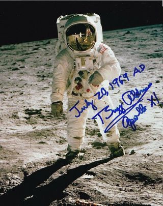 Buzz Aldrin Signed 8x10 Photo Autograph Reprint