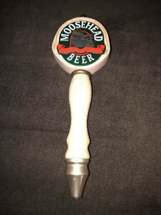 Moosehead Wooden Double Sided Beer Tap Handle Canadian Lager